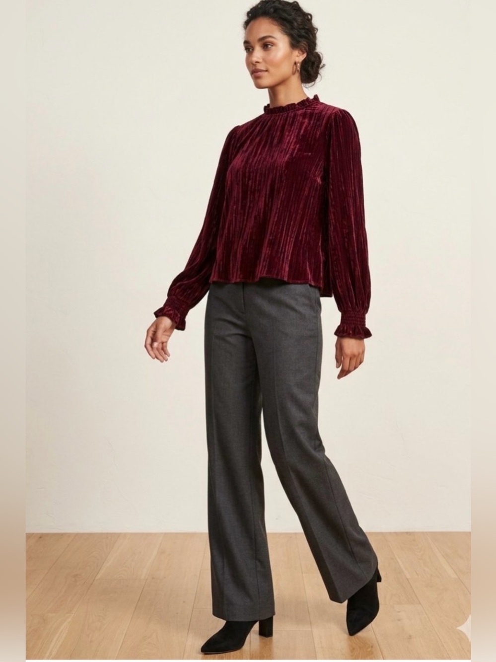 Crushed Velvet Top 2XL
